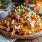 Get ready to elevate your game day experience with these indulgent Game Day Loaded Garlic Fries with Cheesy Bacon! These fries are the ultimate crowd-pleaser, combining crispy golden potatoes with a burst of savory garlic flavor, topped off with gooey melted cheese and crispy bacon bits. Whether you're cheering for your favorite team, hosting a lively watch party, or just craving a delicious snack, these loaded fries are the perfect finger food to satisfy everyone’s appetite.