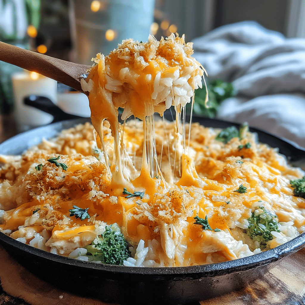 Welcome to your new favorite weeknight dinner! If you're searching for a quick, easy, and delicious meal that the whole family will love, look no further than this Minute Cheesy Chicken & Broccoli Skillet Casserole. This one-pan wonder brings together succulent chicken, vibrant broccoli, and gooey cheese for a comforting dish that can be whipped up in just a fraction of the time. Perfect for busy evenings, it’s packed with protein and veggies, making it not only satisfying but also nutritious. With minimal cleanup required, you can focus on what really matters – enjoying a delightful meal together. So grab your skillet, and let’s dive into this cheesy goodness!