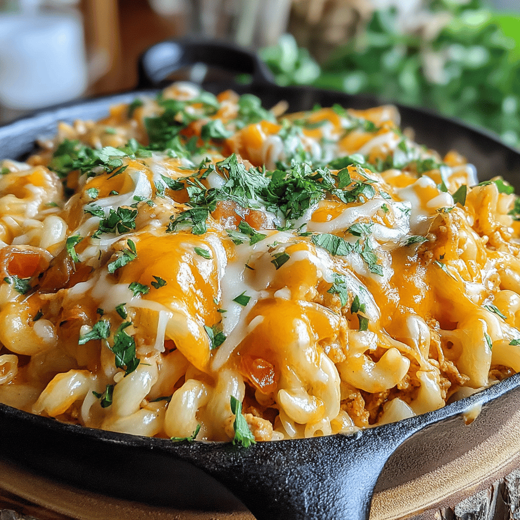 If you're on the hunt for a weeknight meal that combines the comforting flavors of macaroni and cheese with the zesty appeal of tacos, look no further! This Quick & Comforting Skillet Cheesy Taco Macaroni is the perfect fusion of two beloved dishes, delivering a hearty and satisfying experience in just one skillet.